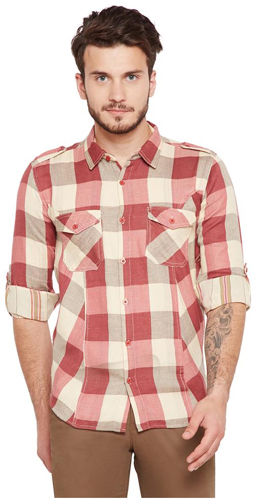 

OXOLLOXO Men Multi Checked Regular Fit Casual Shirt