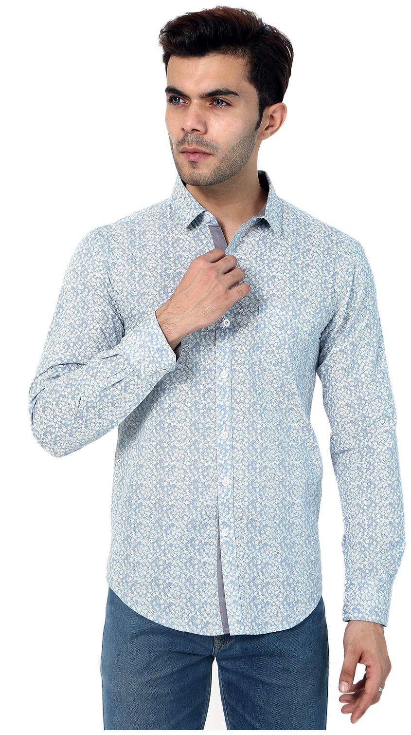

BRUCHI CLUB Men Multi Floral Regular Fit Casual Shirt