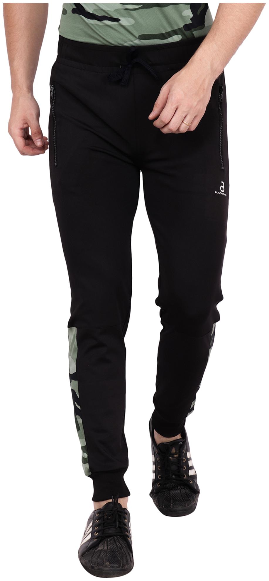 

Built Natural Polyester Lightweight Training or Gym Men Joggers - Black