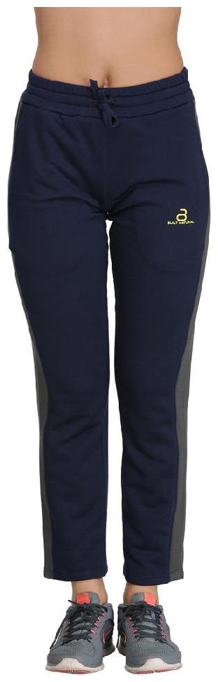 

BUILT NATURAL Women Regular fit Polyester Solid Track pants - Blue