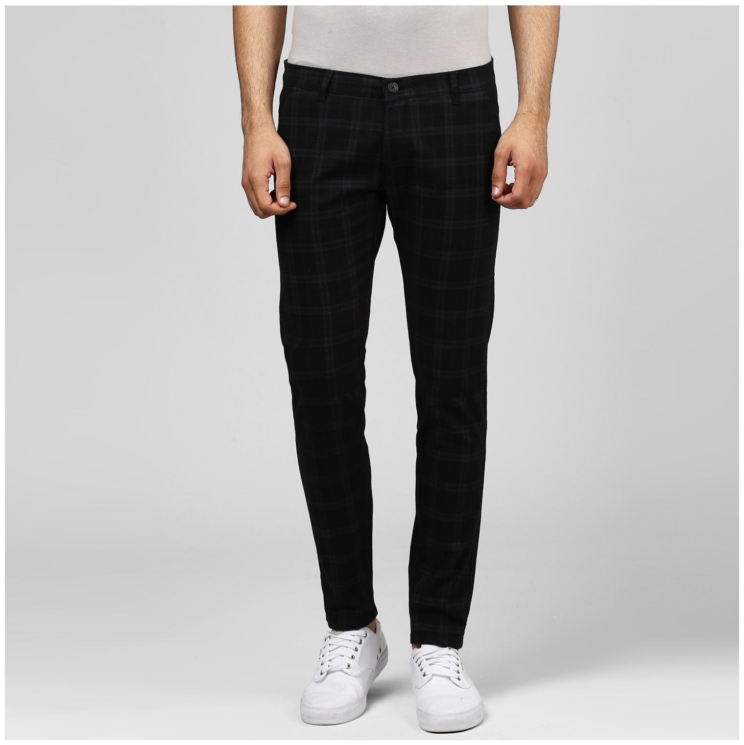

BUKKL Men Multi Checked Slim fit Chinos