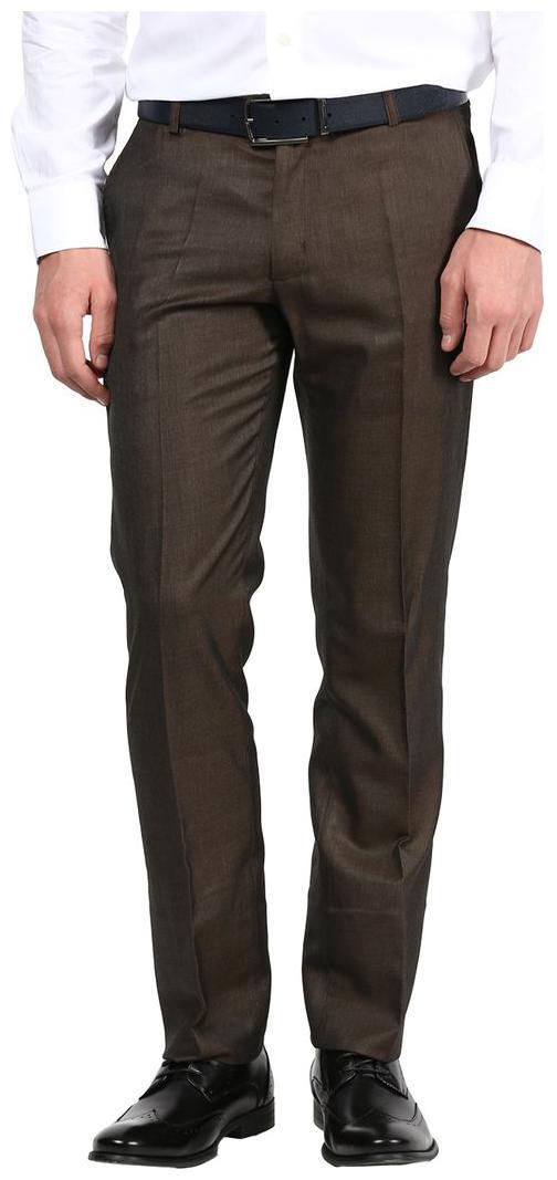 

BUKKL Men Solid Slim Fit Formal Trouser - Black
