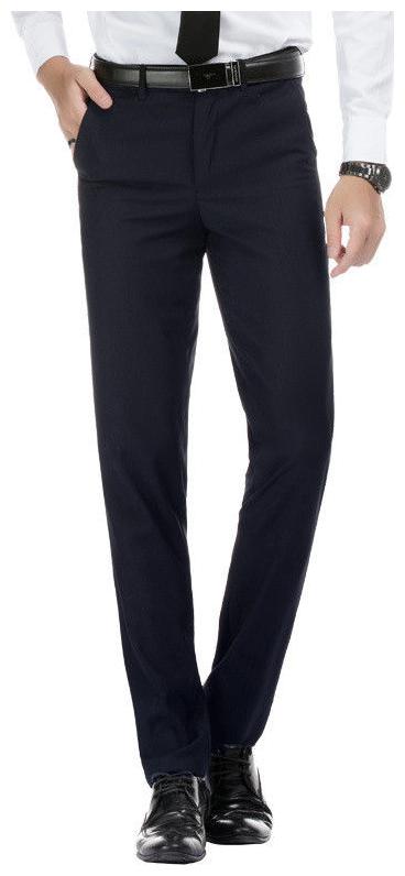 

CLASSIO FASHION Men Solid Slim Fit Formal Trouser - Black