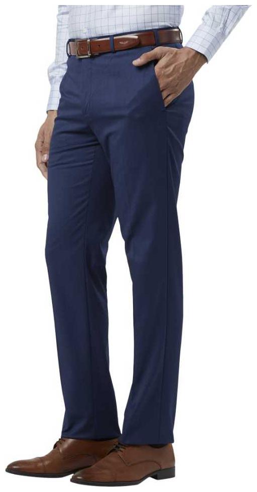 

CLASSIO Men Solid Slim Fit Formal Trouser - Blue