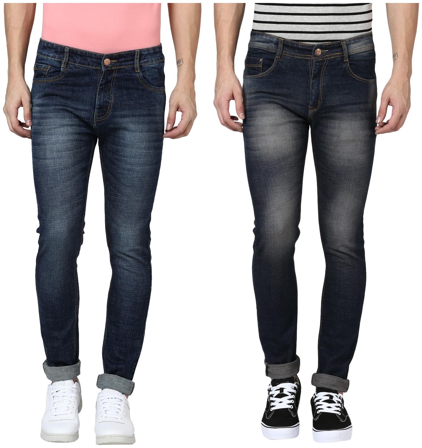 

BUKKL Men Blue Slim Fit Jeans