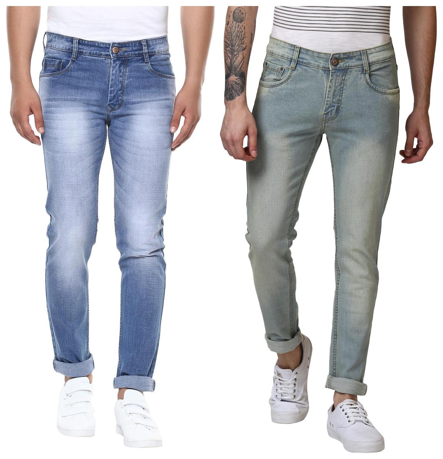

BUKKL Men Blue Slim Fit Jeans