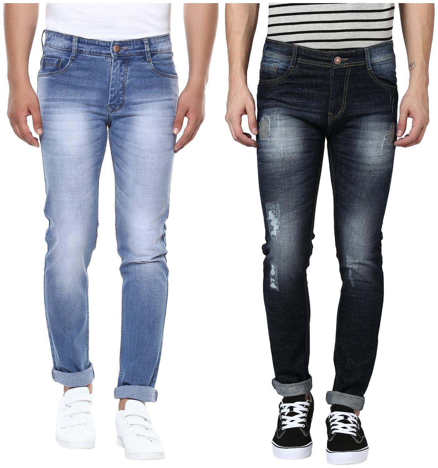 

BUKKL Men Blue Slim Fit Jeans