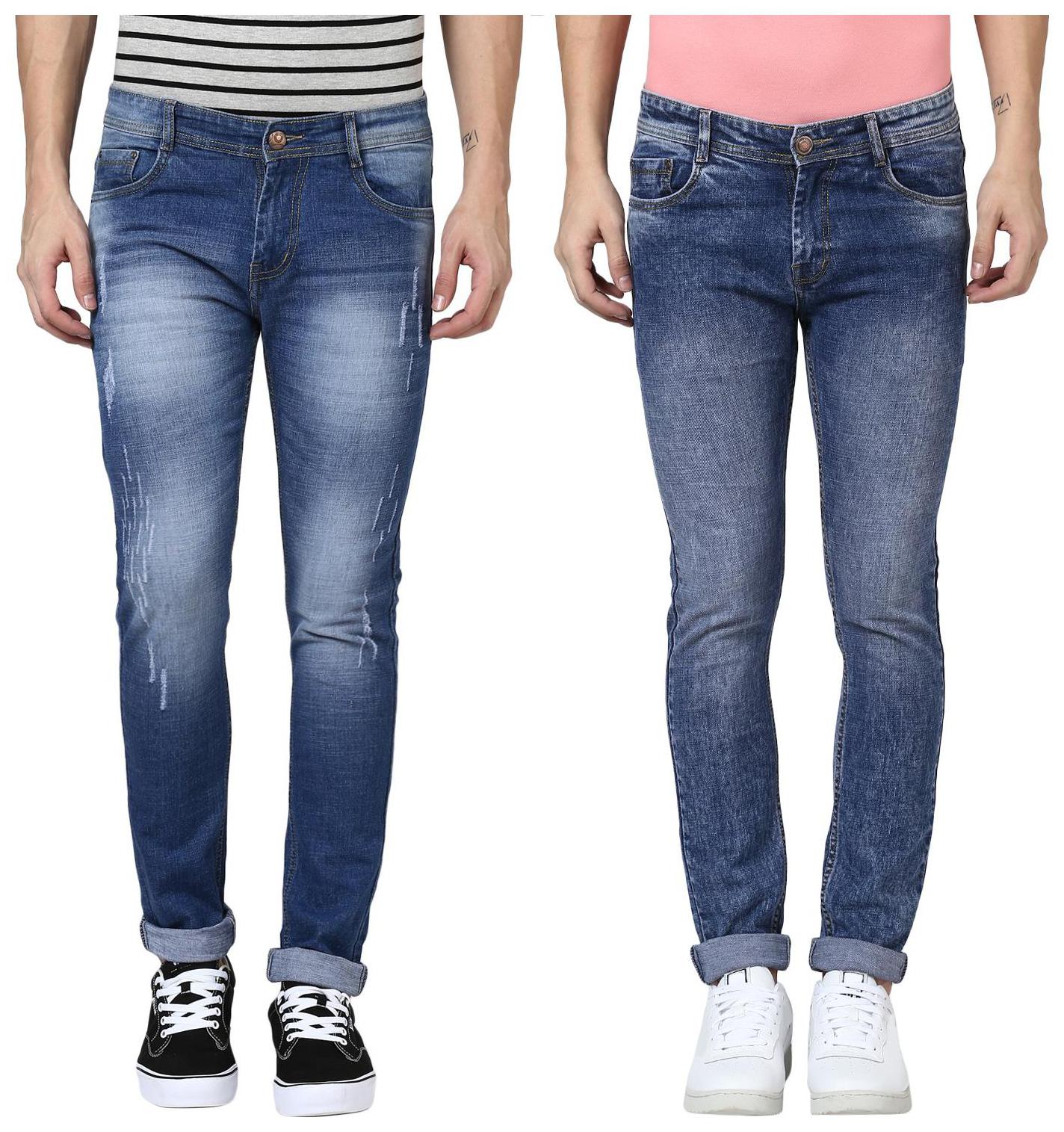 

BUKKL Men Multi Slim Fit Jeans