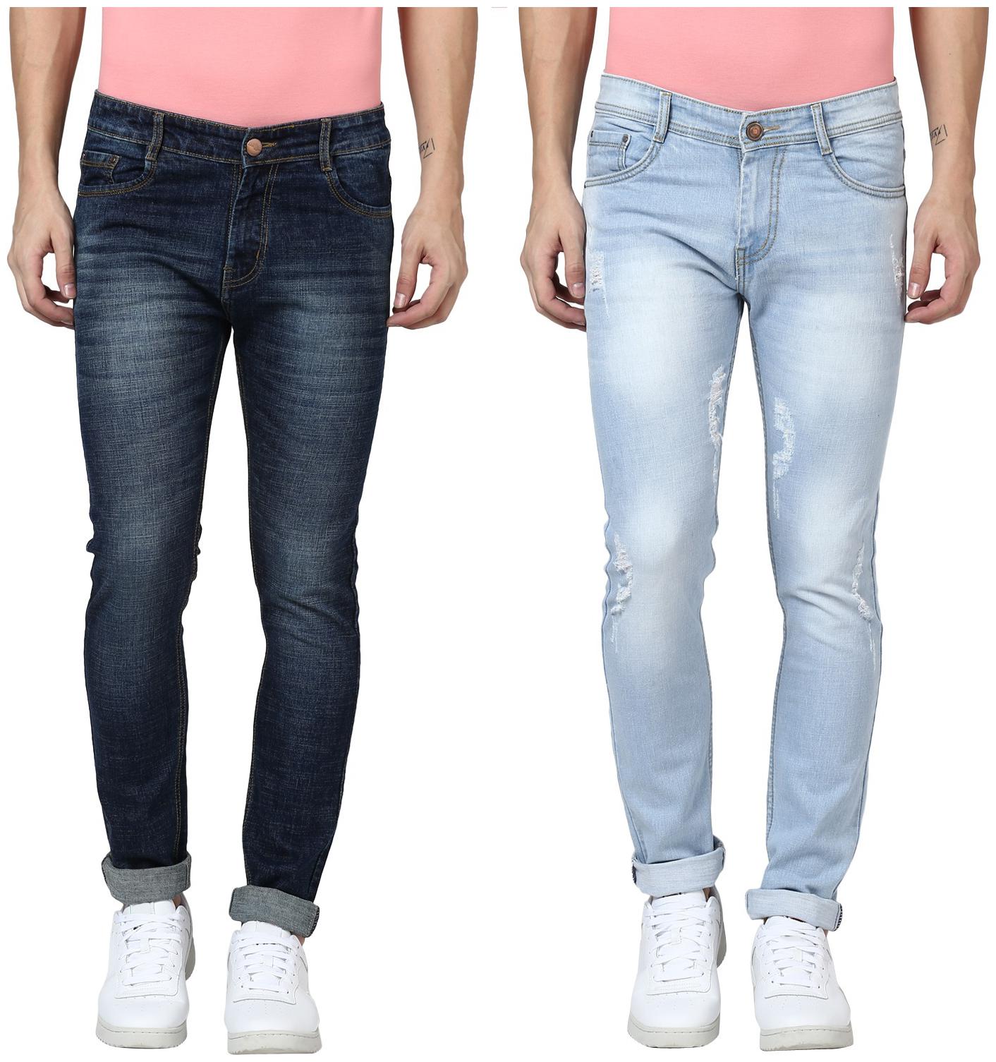 

BUKKL Men Multi Slim Fit Jeans
