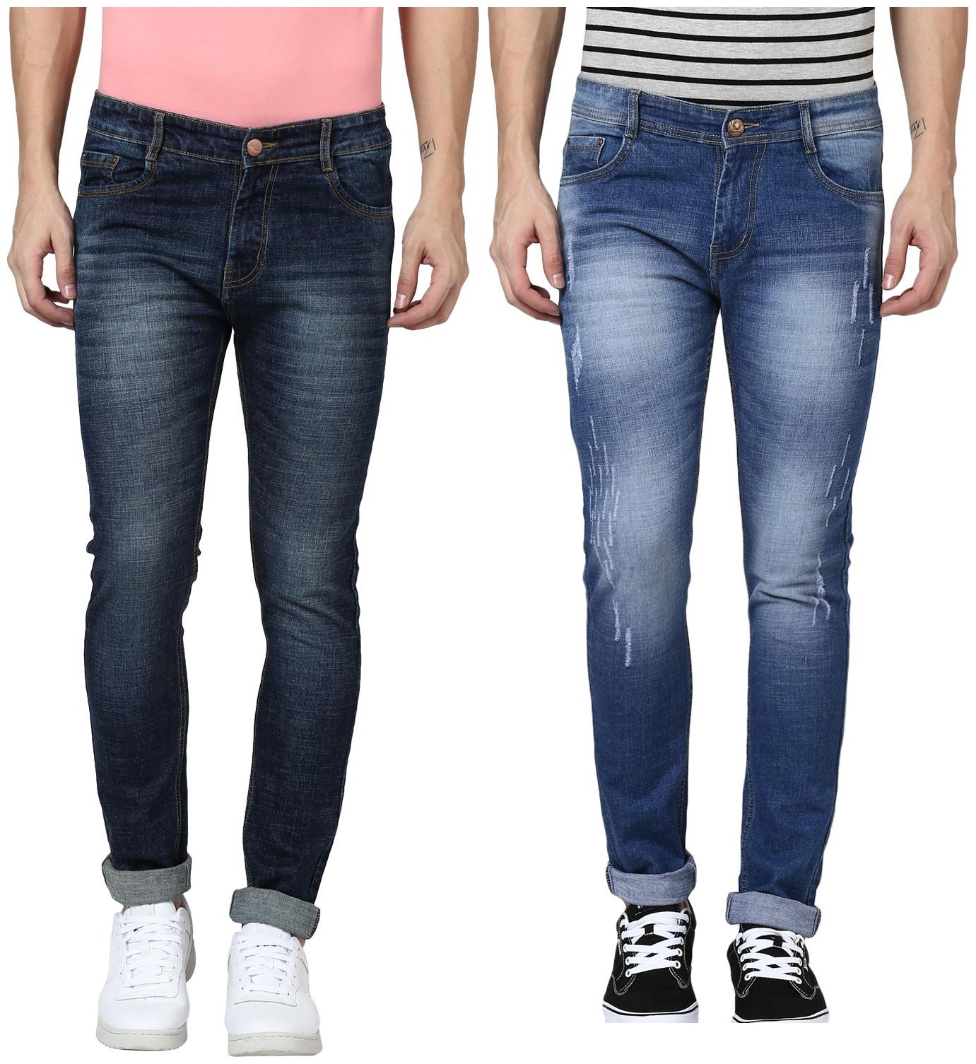 

BUKKL Men Blue Slim Fit Jeans