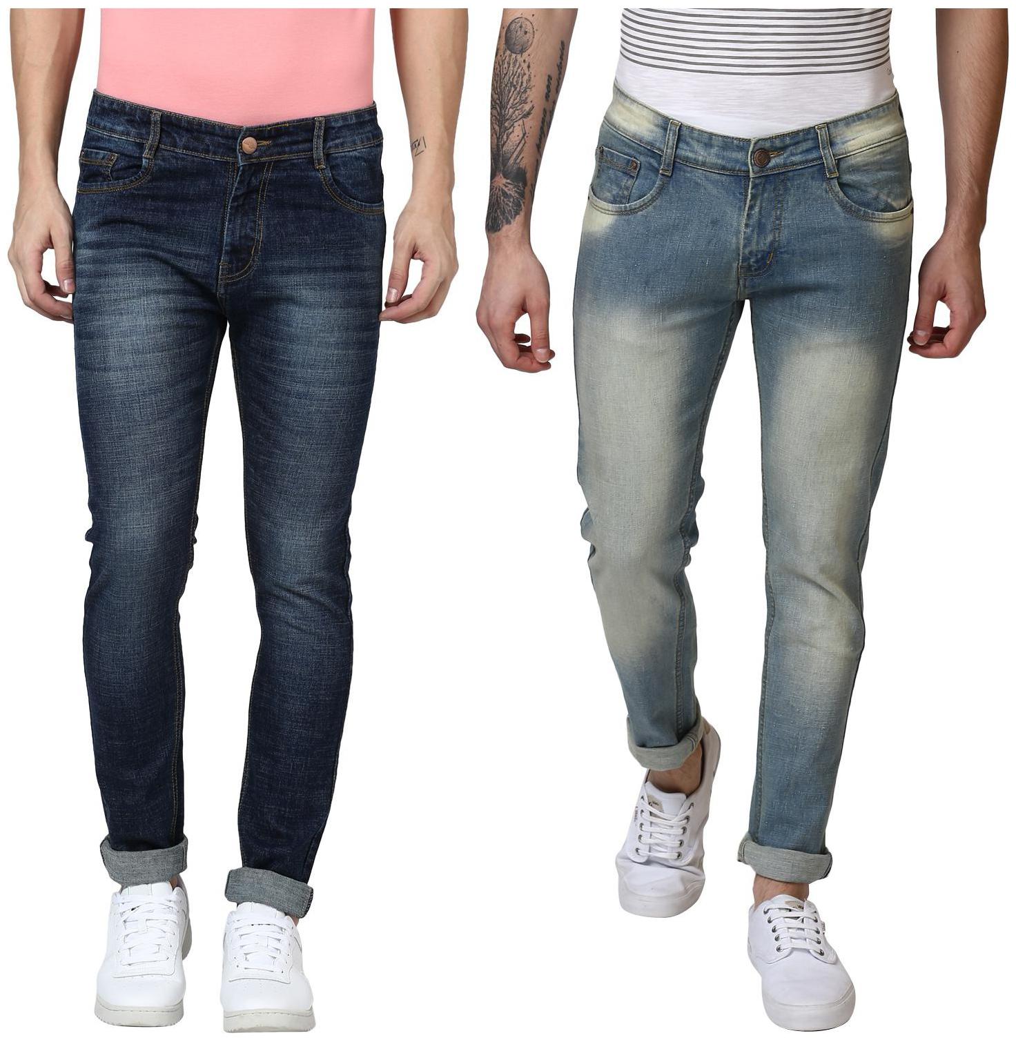 

BUKKL Men Multi Slim Fit Jeans