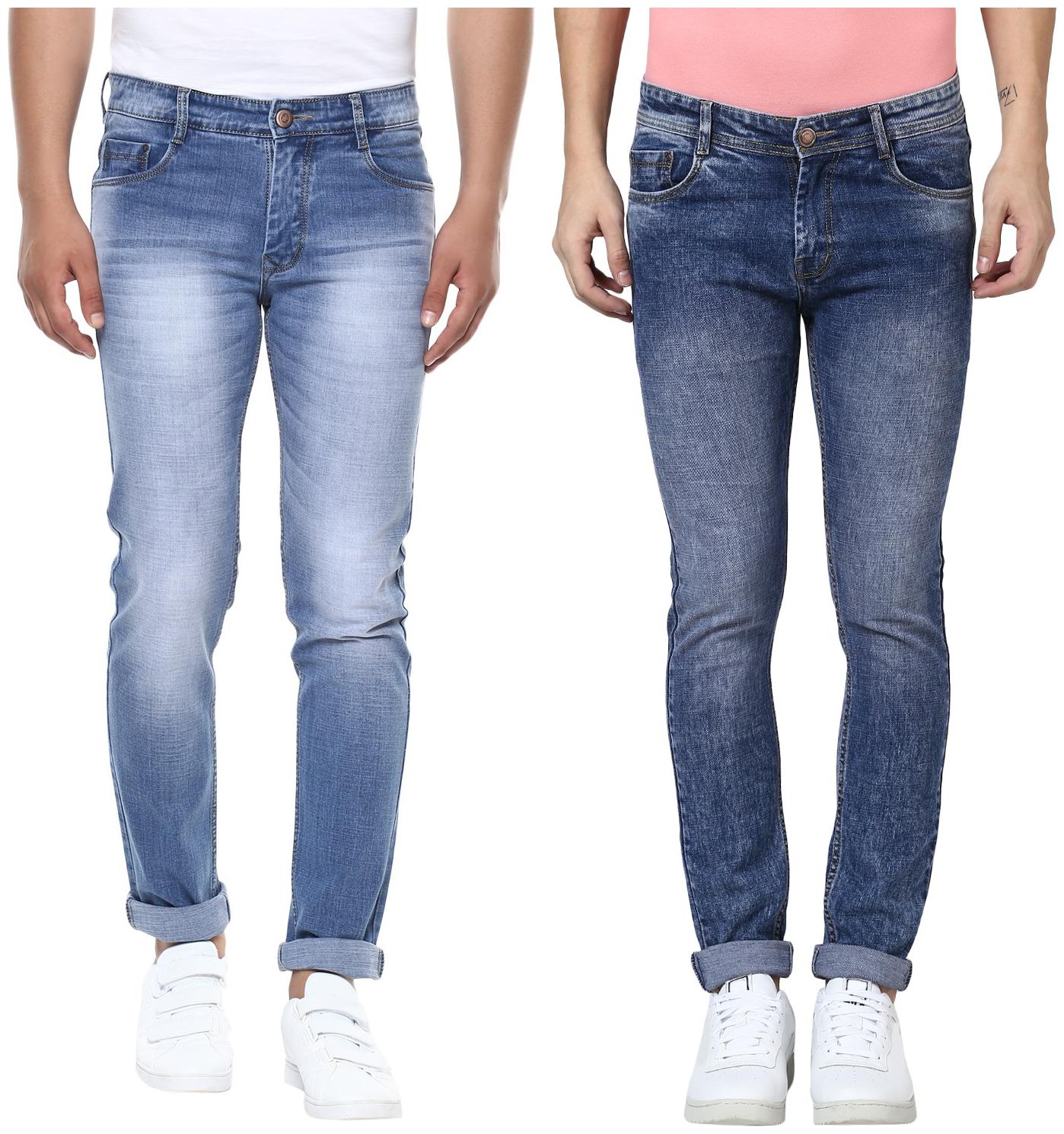 

BUKKL Men Multi Slim Fit Jeans