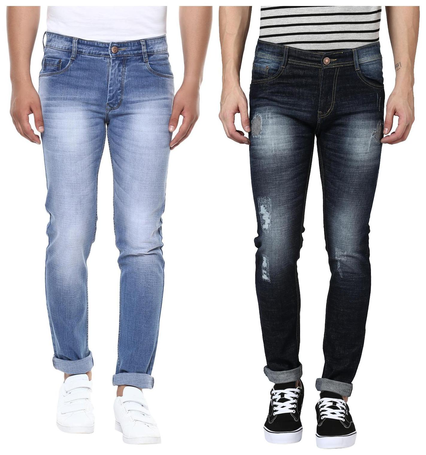 

BUKKL Men Blue Slim Fit Jeans