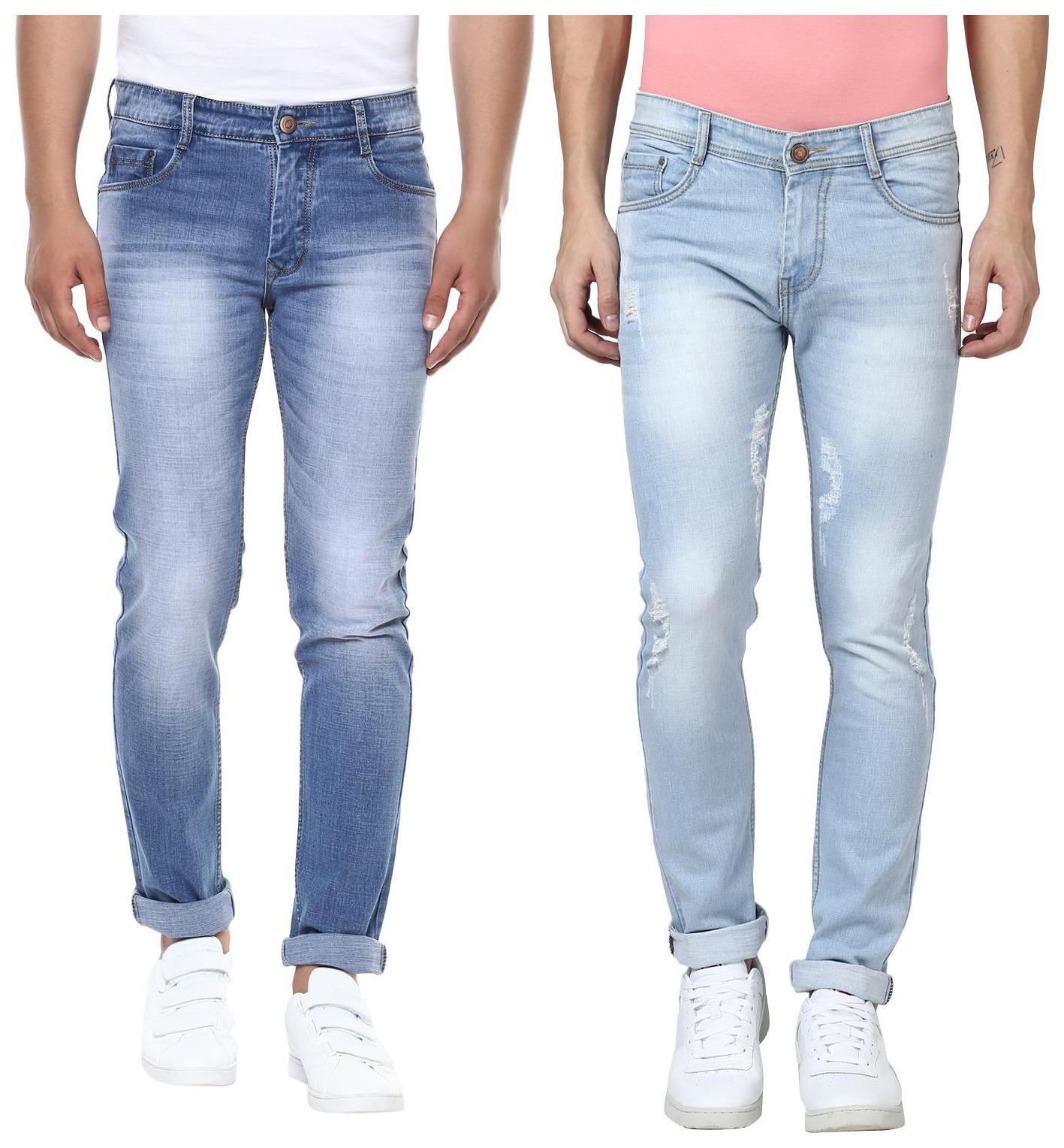 

BUKKL Men Blue Slim Fit Jeans