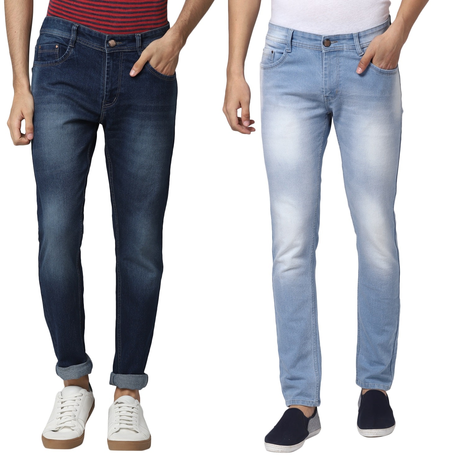 

BUKKL Men Multi Slim Fit Jeans
