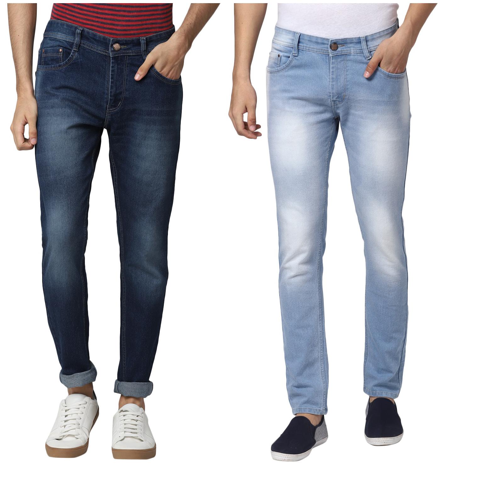 

BUKKL Men Multi Slim Fit Jeans