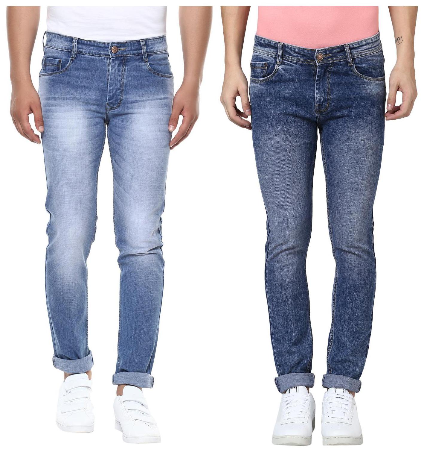 

BUKKL Men Multi Slim Fit Jeans
