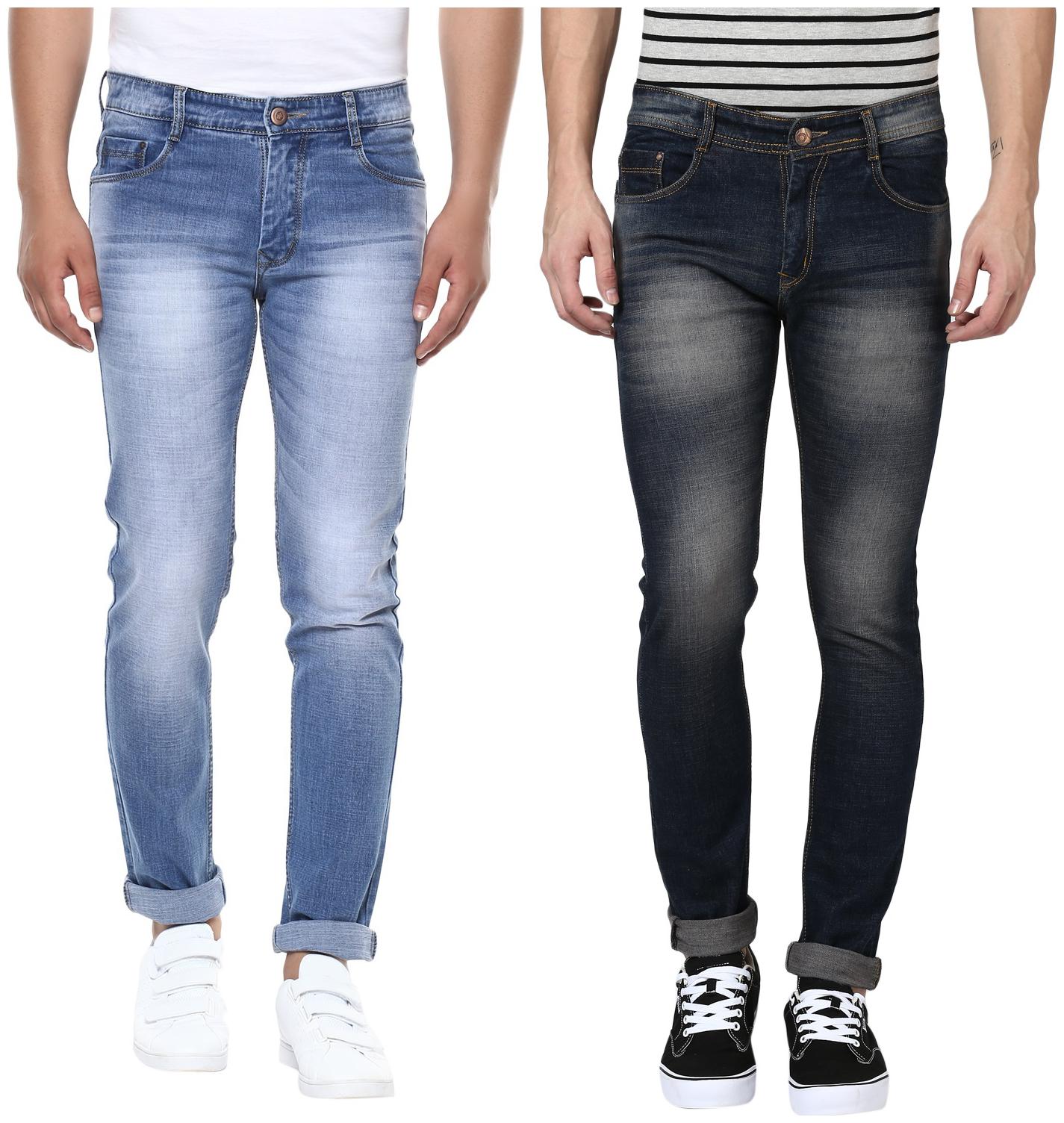 

BUKKL Men Multi Slim Fit Jeans