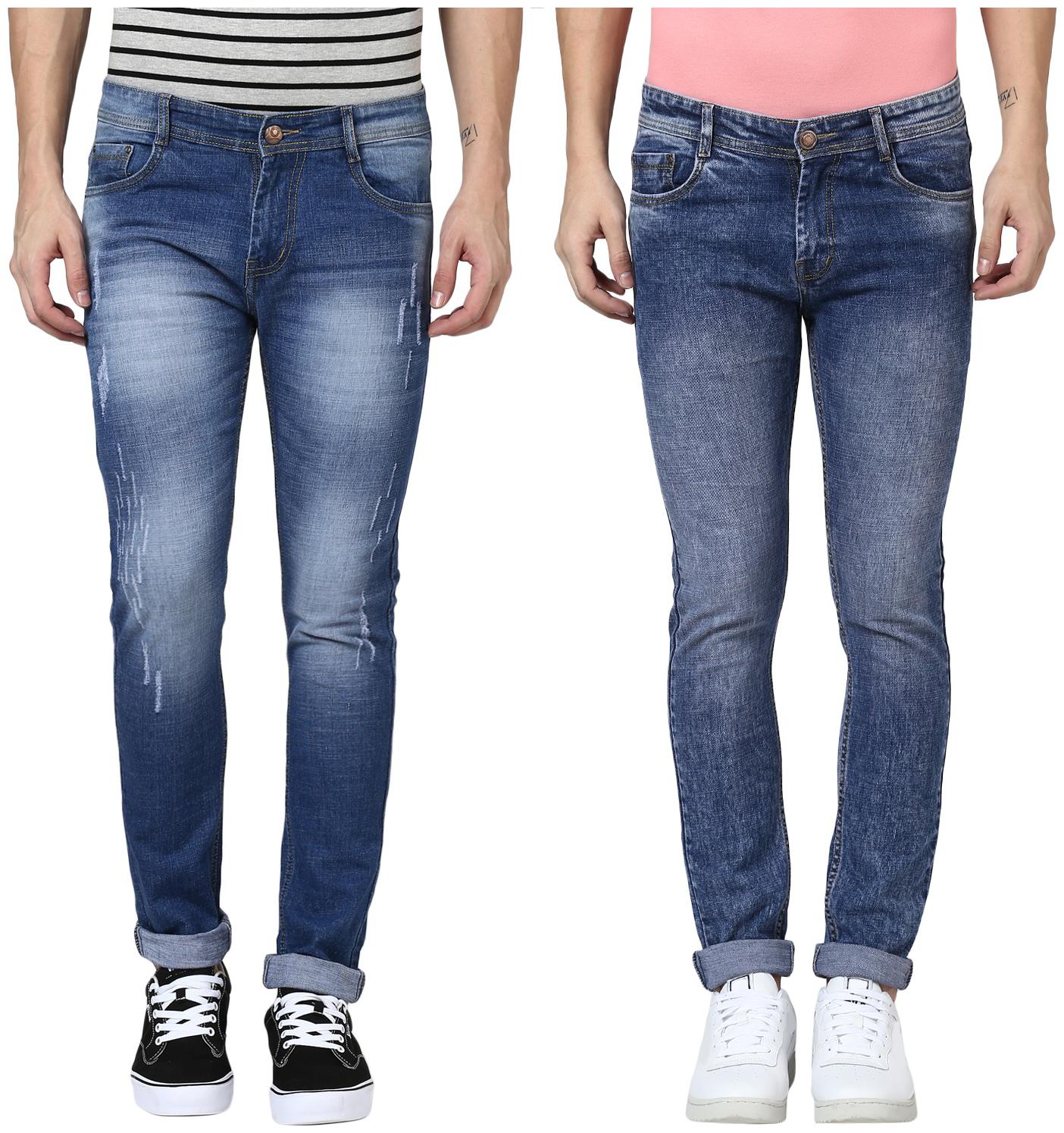 

BUKKL Men Multi Slim Fit Jeans