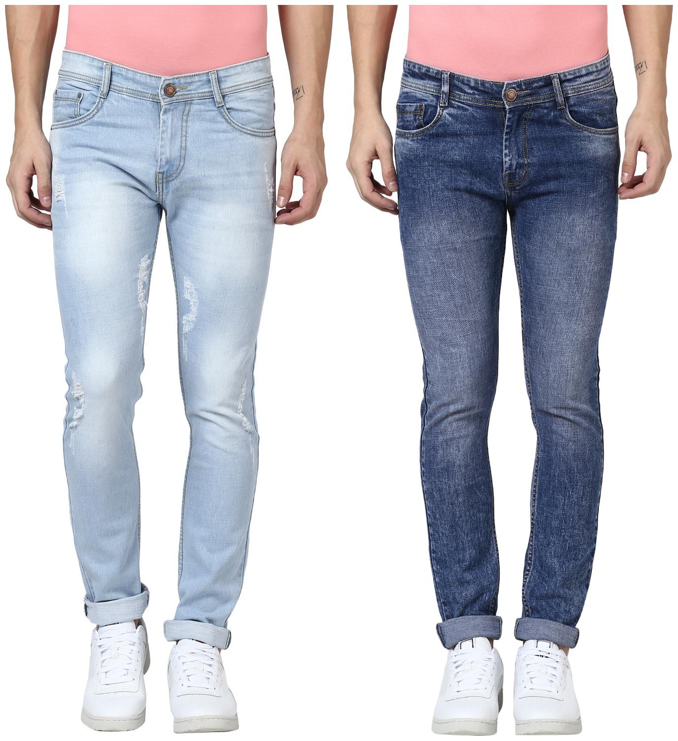

BUKKL Men Blue Slim Fit Jeans