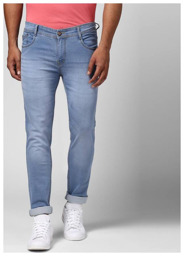 BUKKL Men Blue Slim Fit Jeans