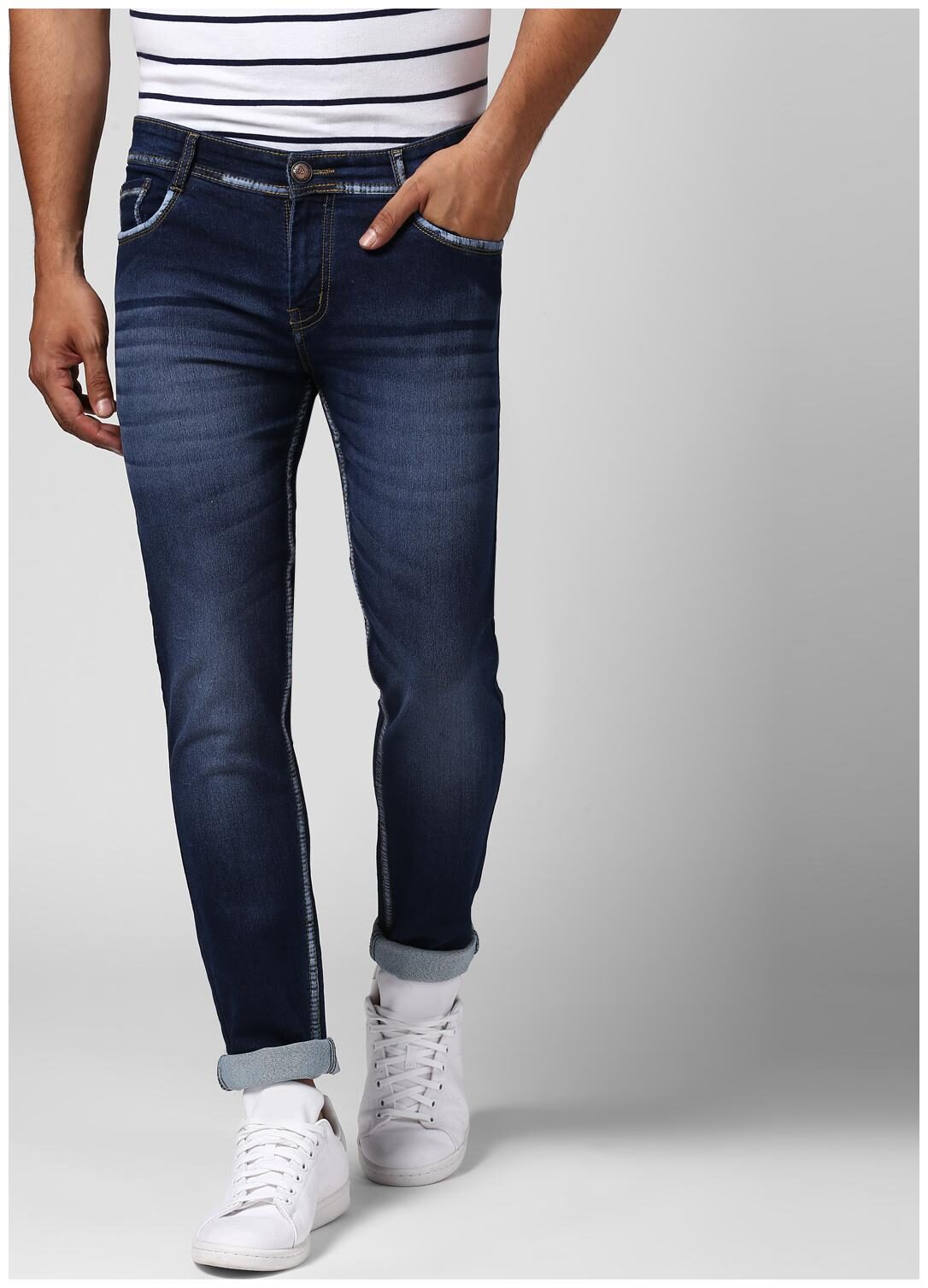 

BUKKL Men Blue Slim Fit Jeans