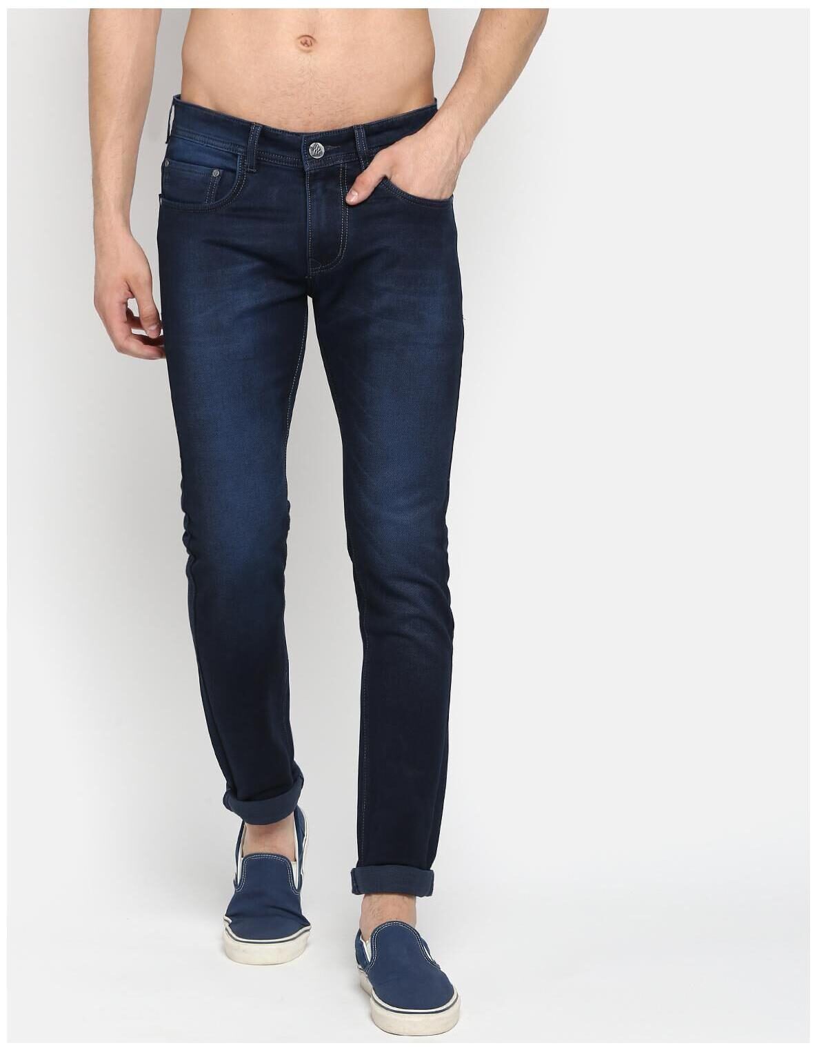 

BUKKL Men Blue Slim Fit Jeans