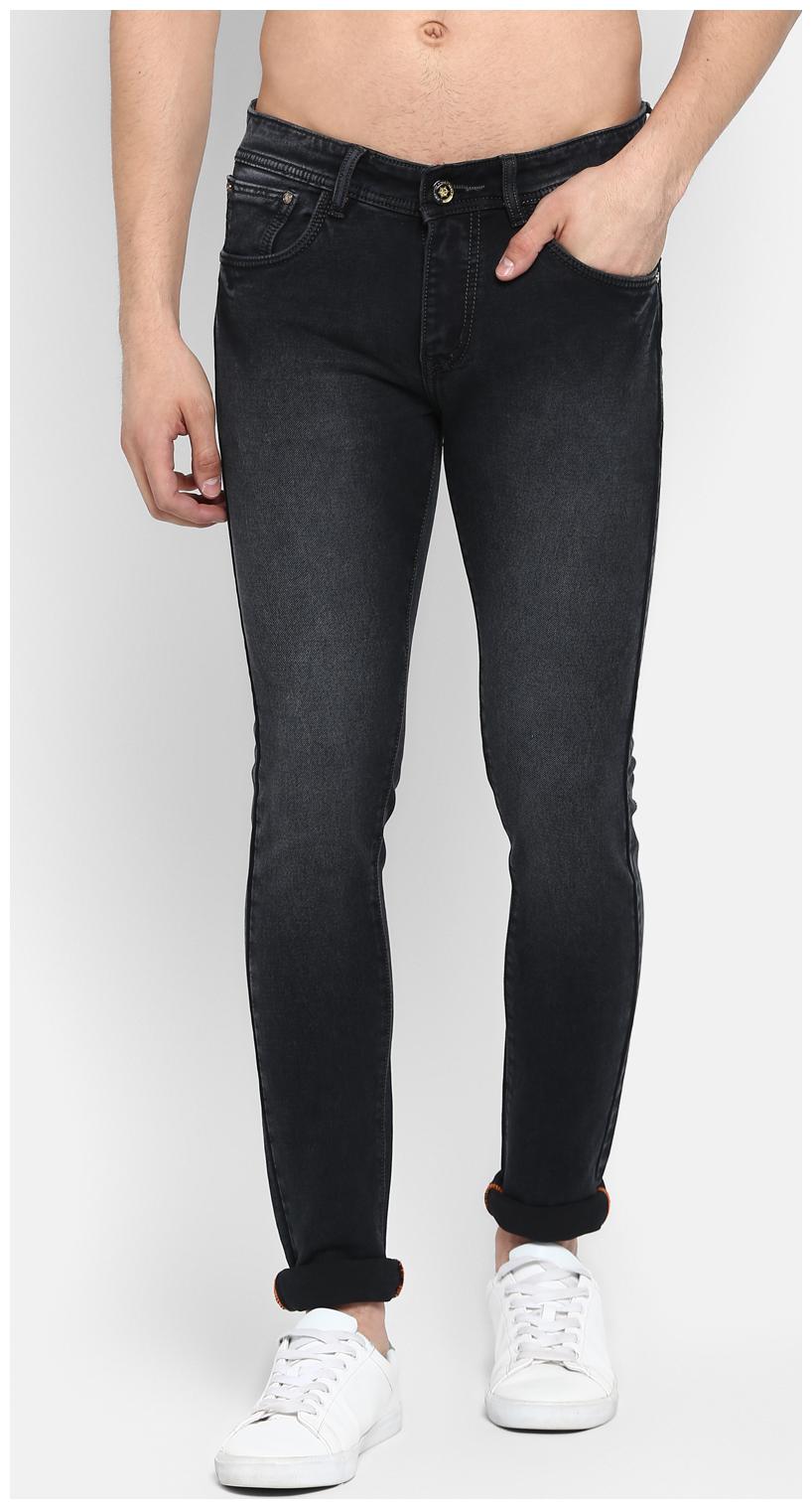 

BUKKL Men Black Slim Fit Jeans