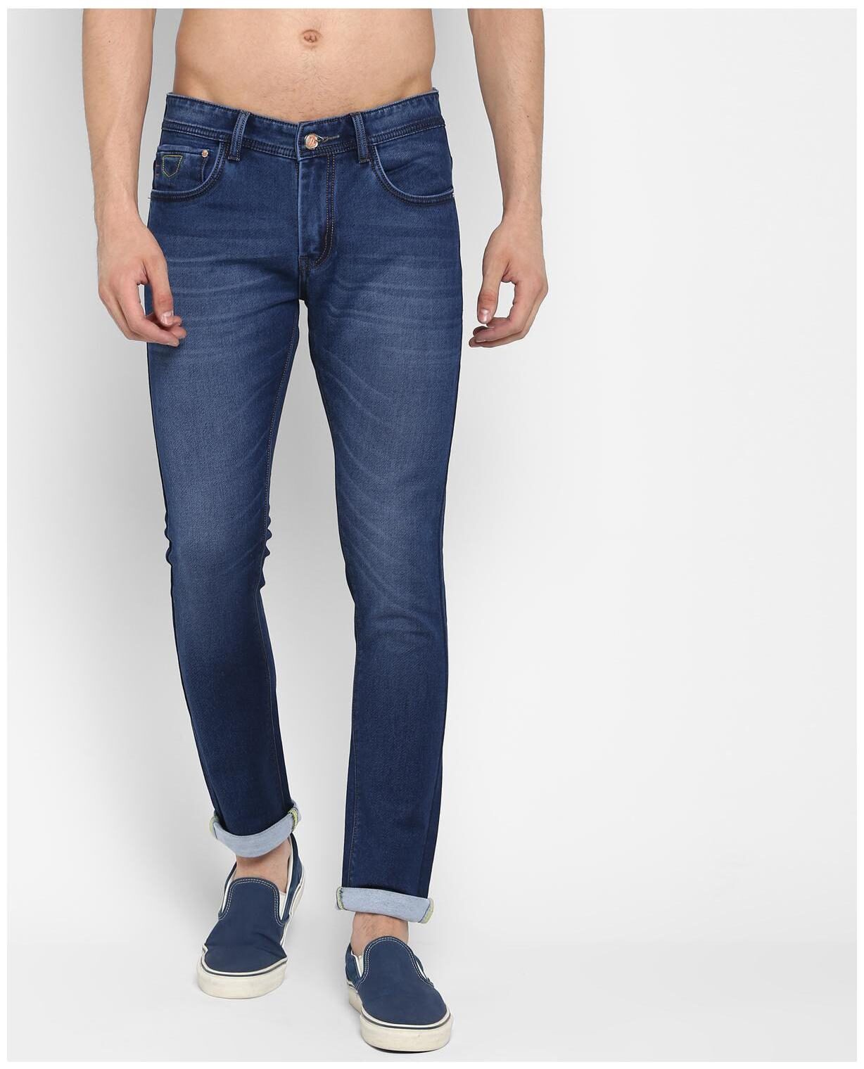 

BUKKL Men Blue Slim Fit Jeans