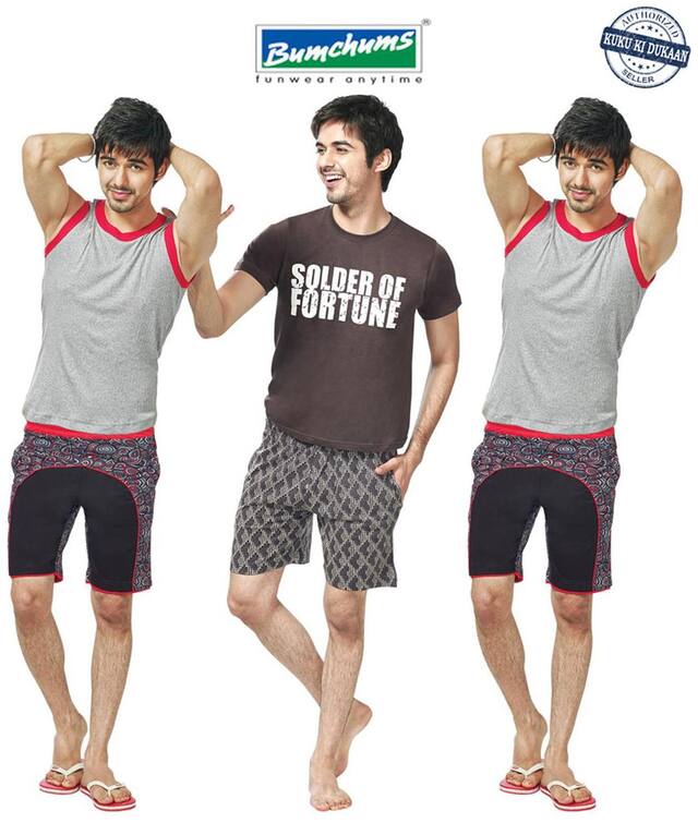 Bumchums Solid Boxers - Assorted ,Pack Of 3