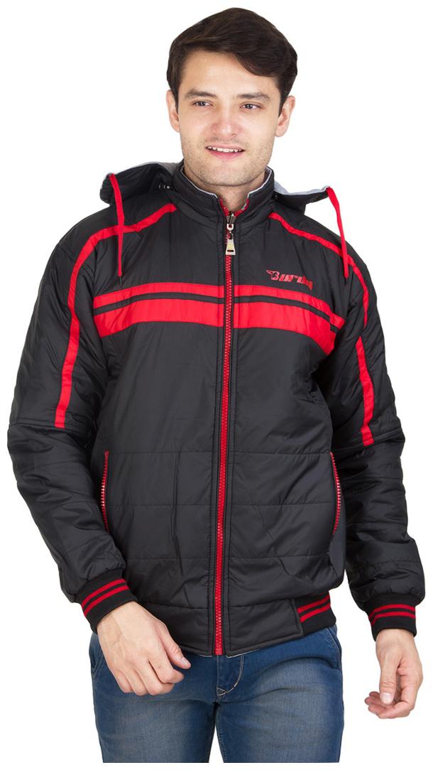 

Burdy Full Sleeve Hooded Regular Fit Polyester Blend Solid Reversible Jacket For Men s Boy s -42