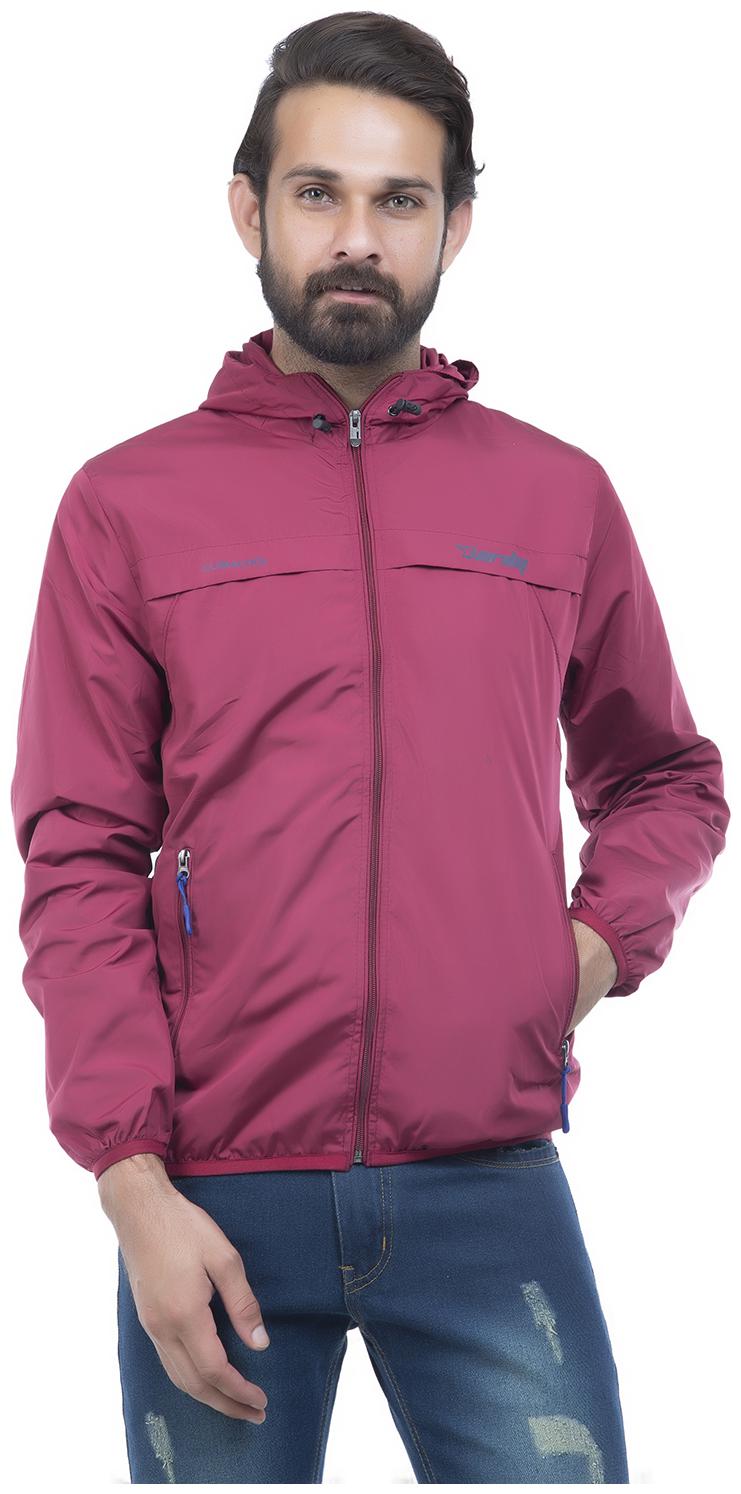 

Burdy Men Maroon Solid Bomber jacket