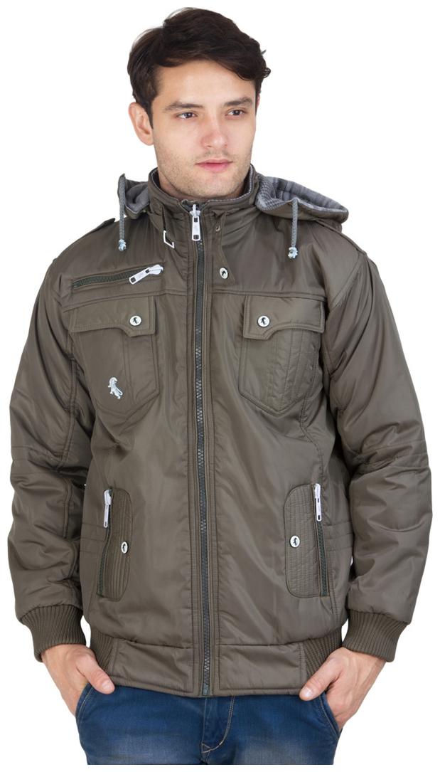 

BURDY Men Multi Solid Bomber jacket