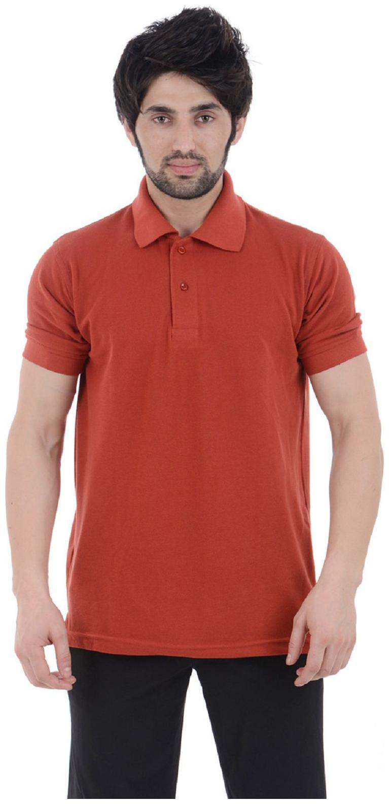 

BURDY HALF SLEEVE SOLID MEN S FANCY POLO NECK T-SHIRT