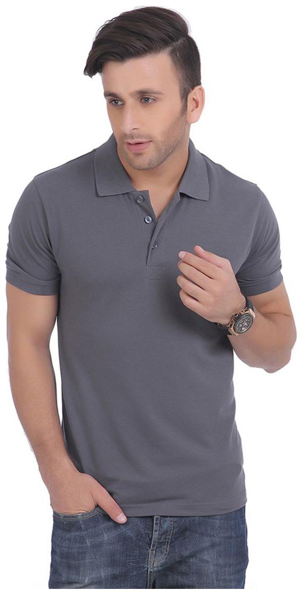 

BURDY HALF SLEEVE SOLID MEN S FANCY POLO NECK T-SHIRT