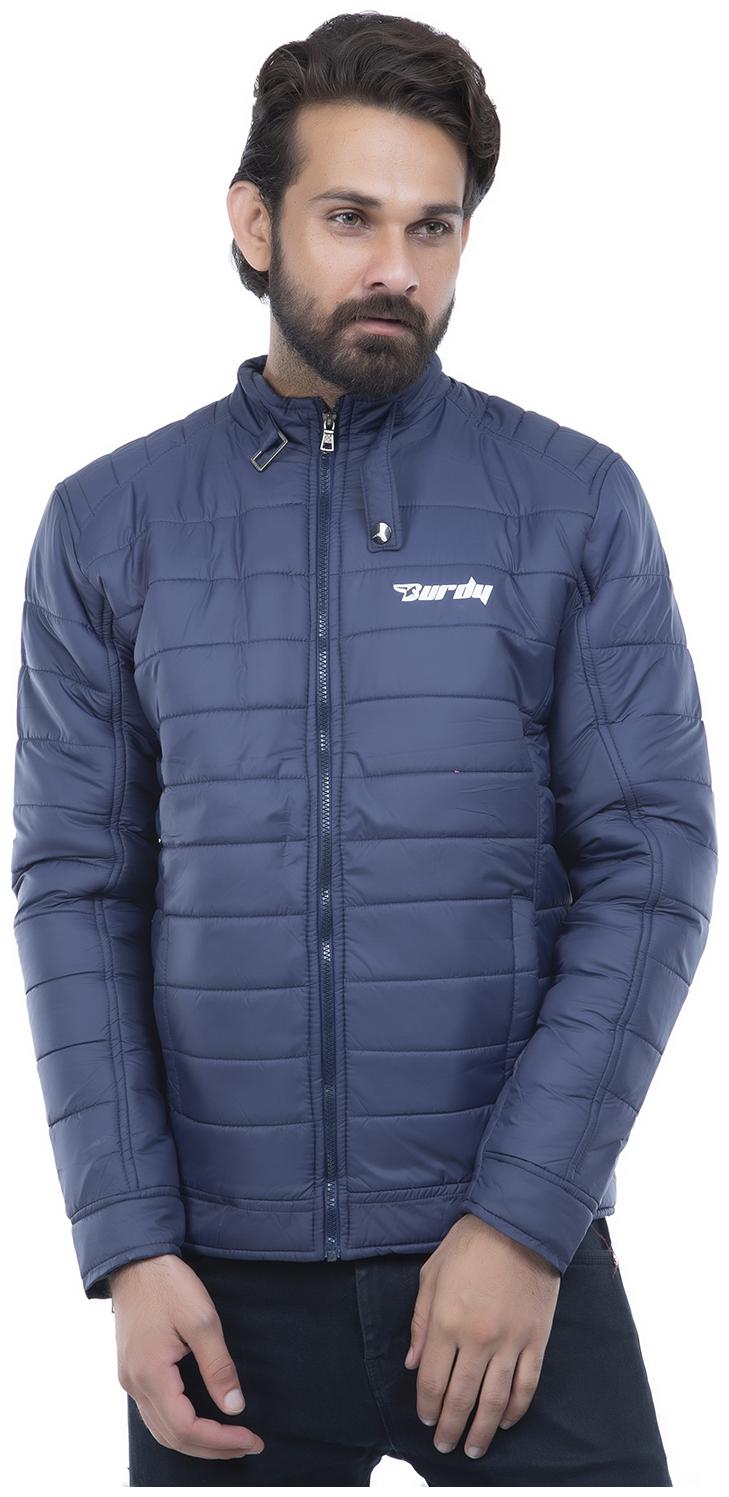 

Burdy Men Polyester Bomber Jacket Blue