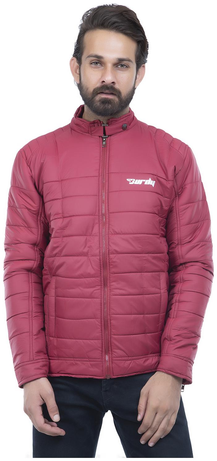 

Burdy Men Polyester Bomber Jacket Pink