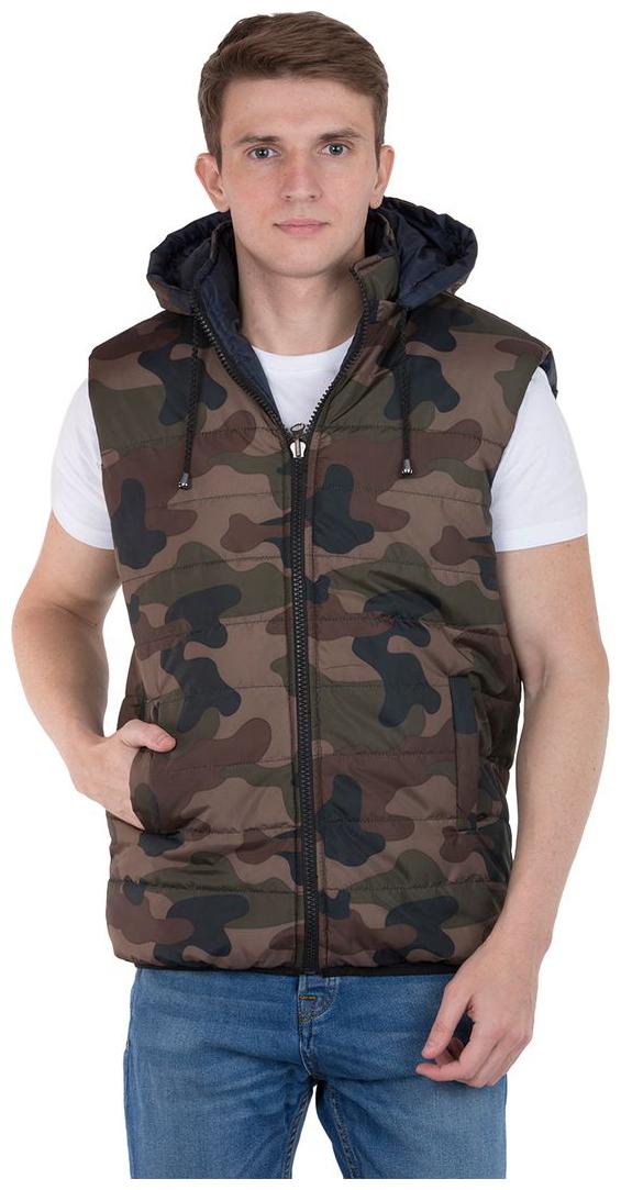

BURDY SLEEVELESS SOLID ARMY FANCY JACKET