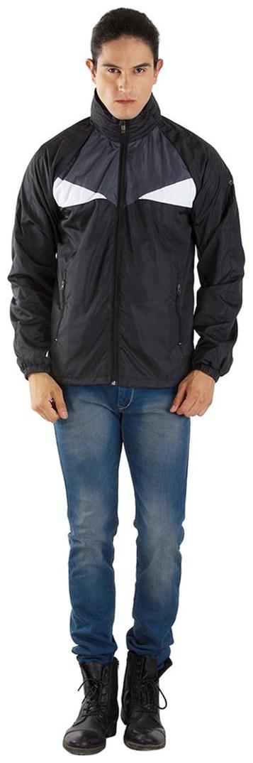 

BURDY Men Multi Solid Biker jacket