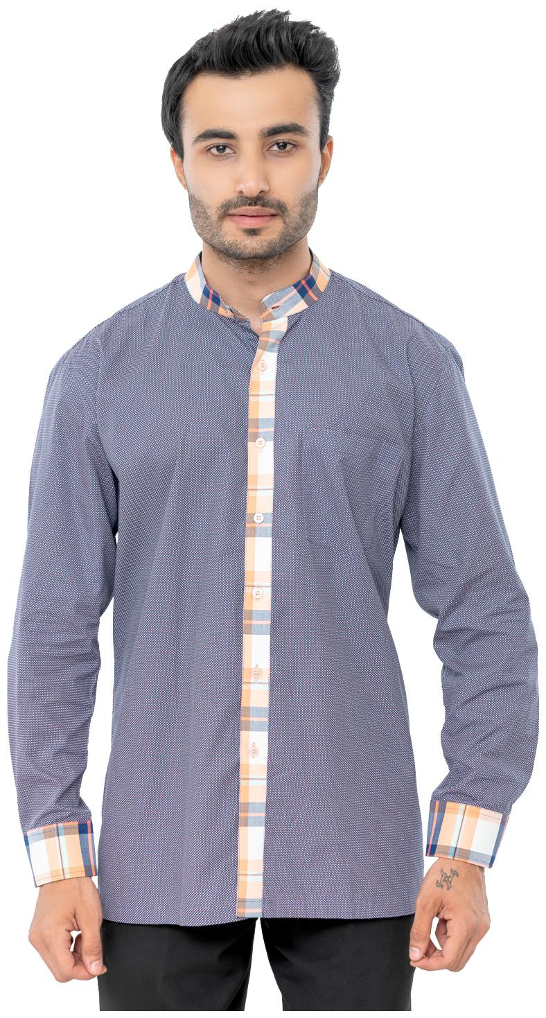

Bureture Men Regular fit Formal Shirt - Navy blue