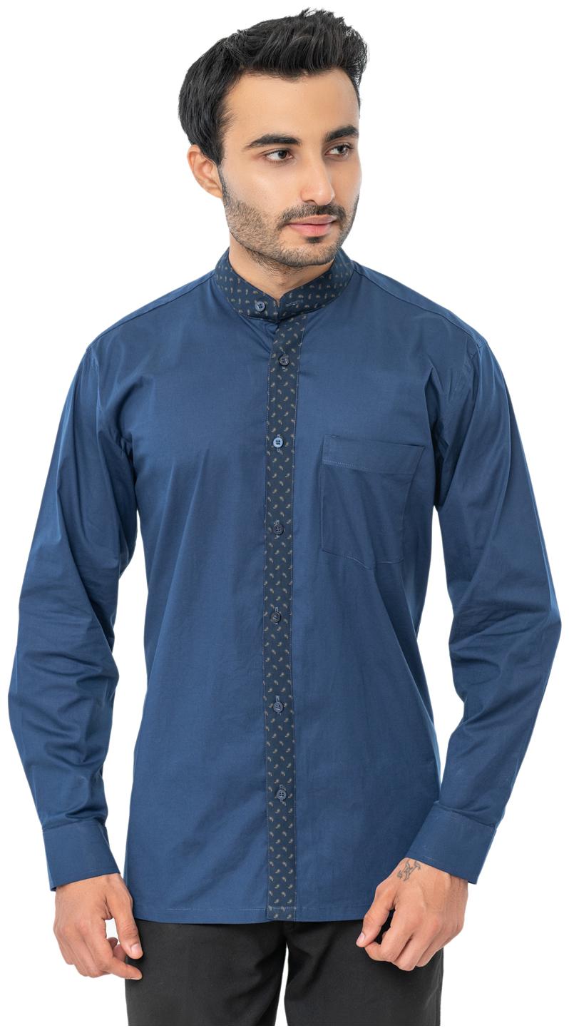 

Bureture Men Regular fit Formal Shirt - Blue