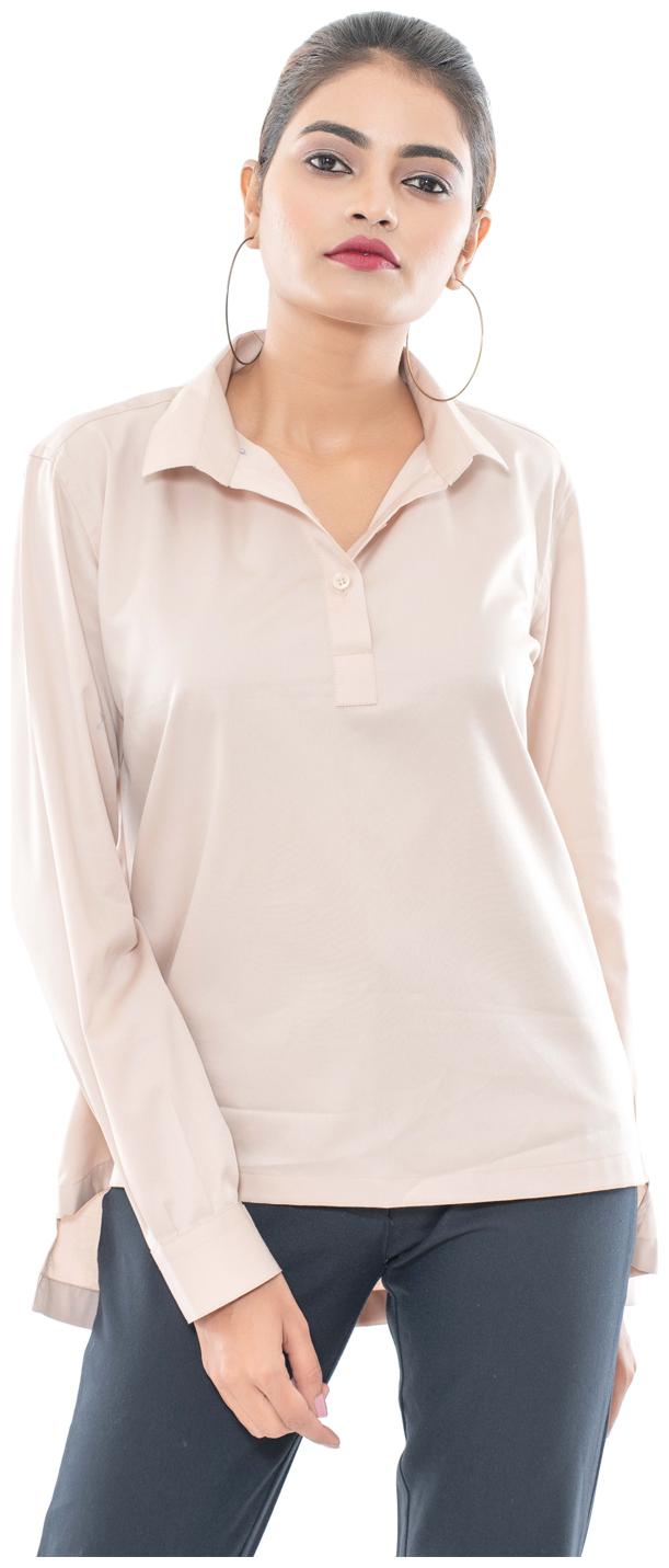 

Bureture Women Solid Regular top - Beige