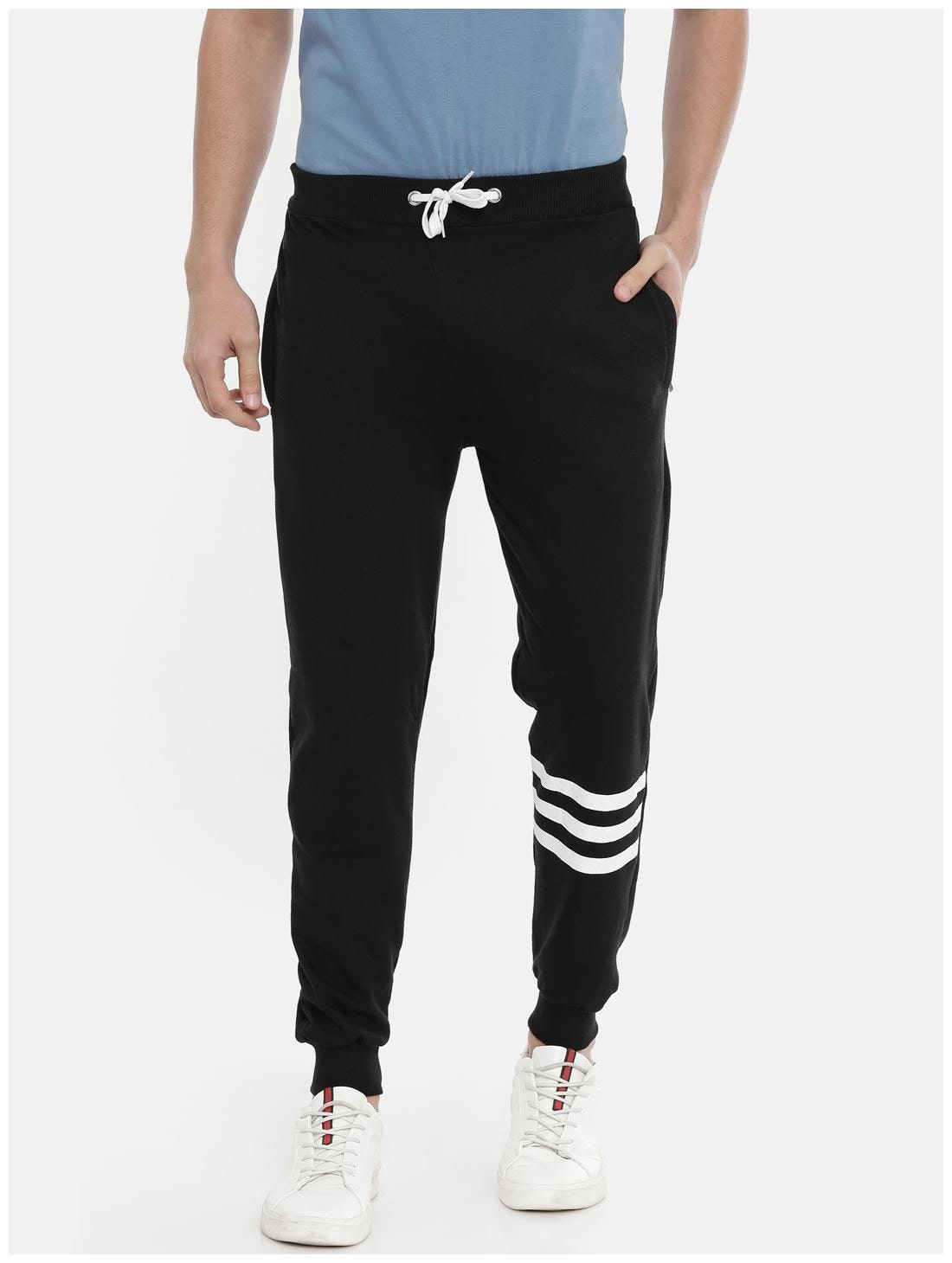 

Bushirt com Men Black Solid Slim fit Joggers