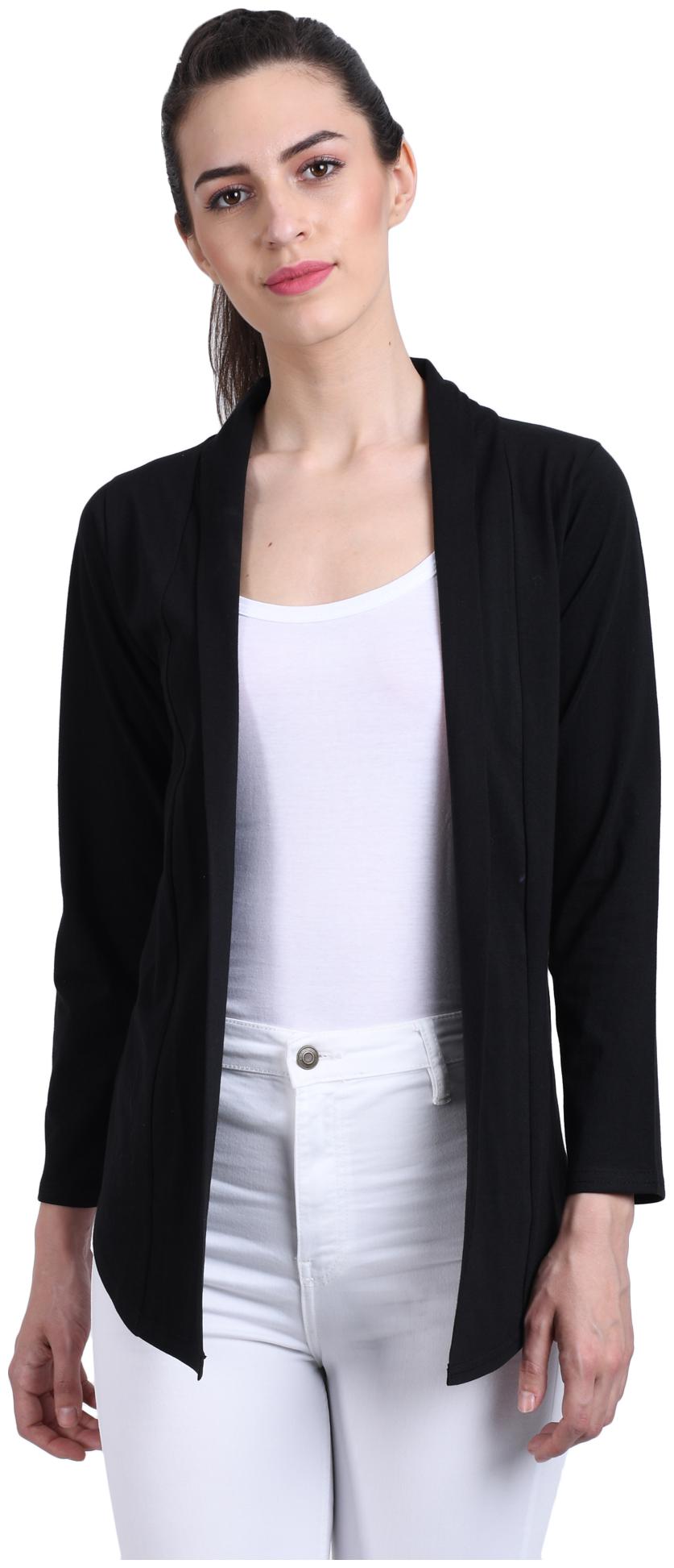 

BuyNewTrend Women Shrug - Black