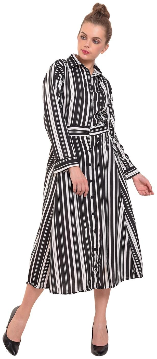 

Dimpy Garments Multi Striped Maxi dress