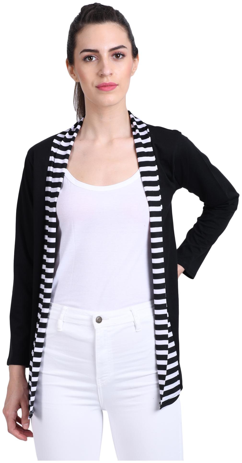 

BuyNewTrend Women Shrug - Black