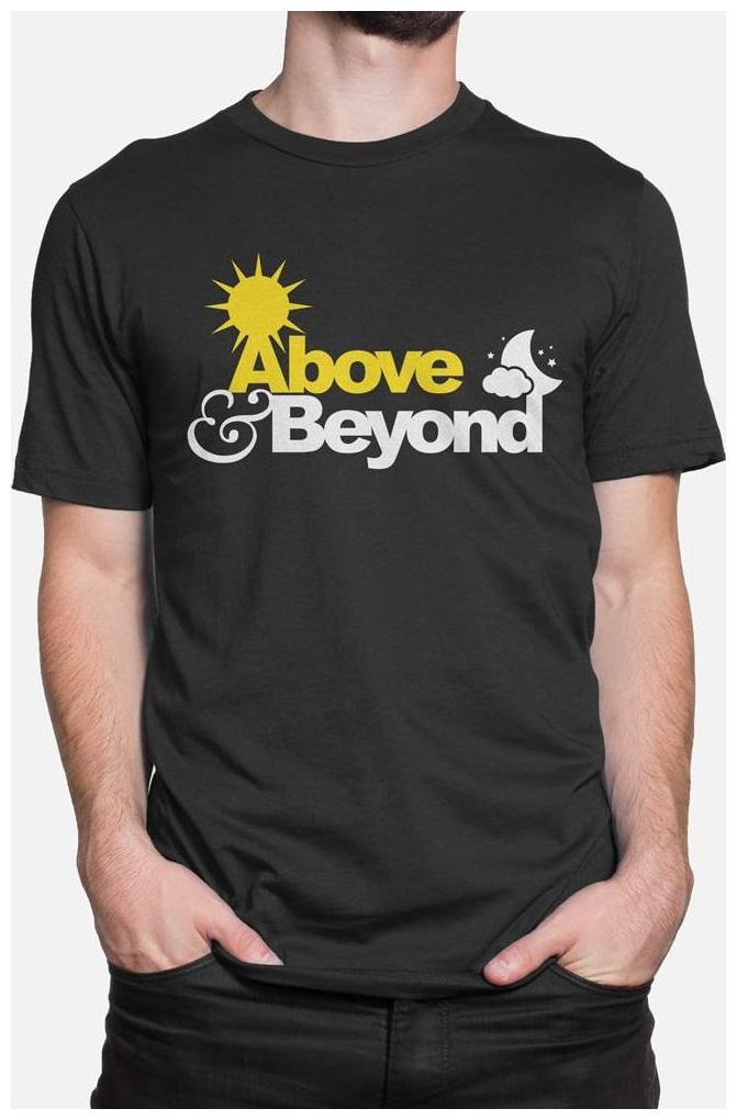 

Bazarville above and Beyond Printed Round Neck Half Sleeve Black T-shirt for Men Size-S