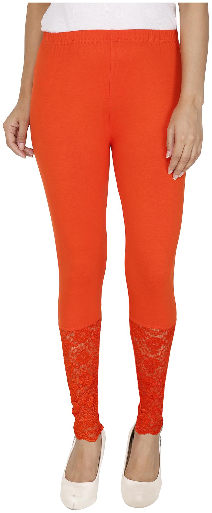

By The Way Cotton Leggings - Orange