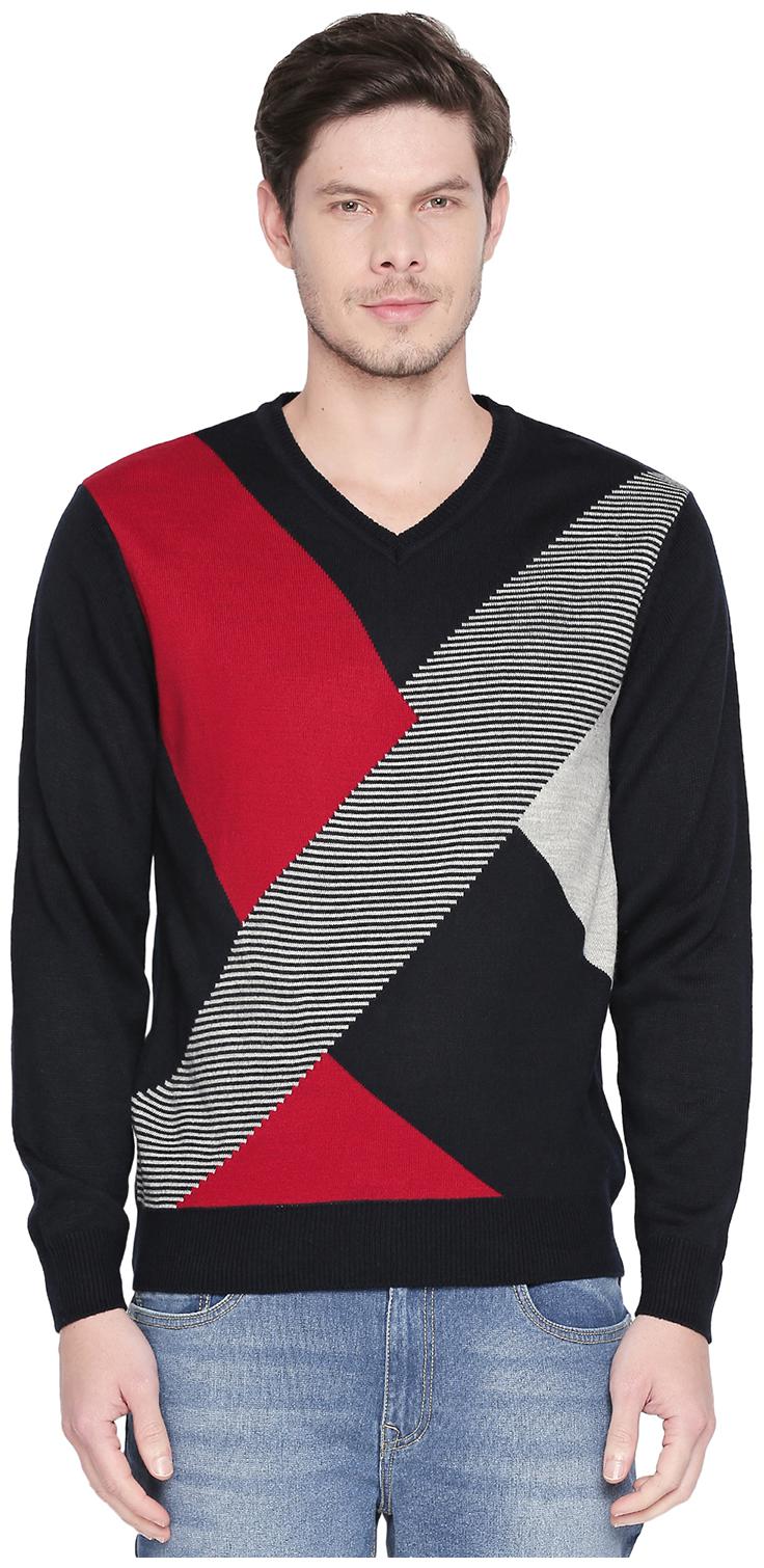 

Byford By Pantaloons Blended Men Multi Pullover