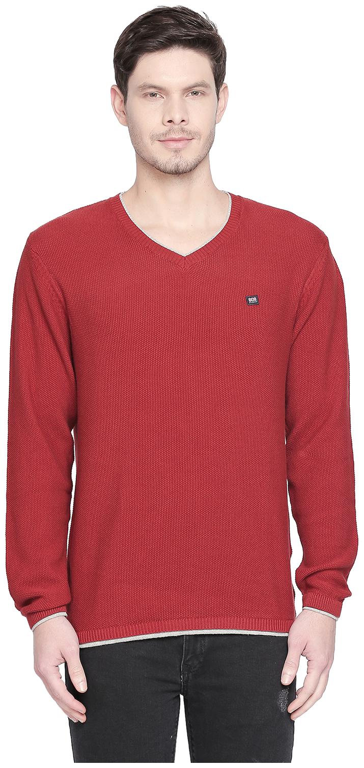 

Byford By Pantaloons Cotton Men Brown Pullover